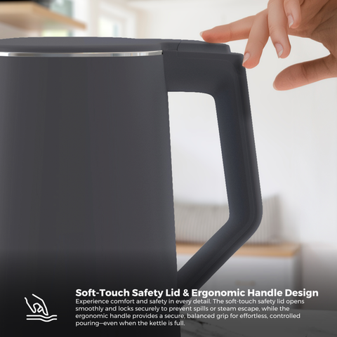 Cool Touch Kettle 1.7L - Coal Grey