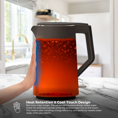 Cool Touch Kettle 1.7L - Coal Grey