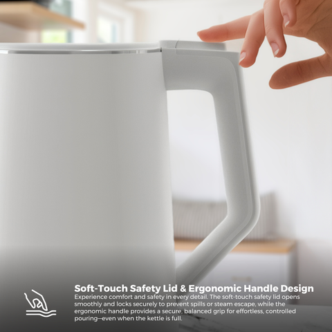 Cool Touch Kettle 1.7L - White