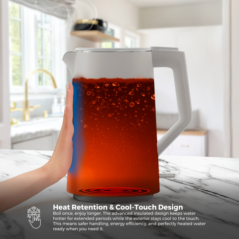 Cool Touch Kettle 1.7L - White