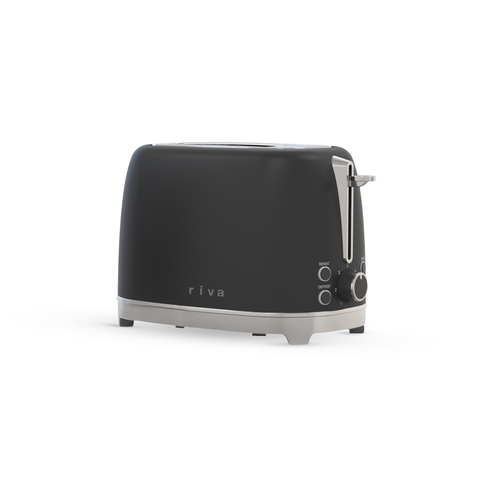 Stainless Steel 2-Slice Toaster - Matt Black