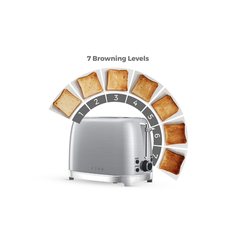 Stainless Steel 2-Slice Toaster - Brushed