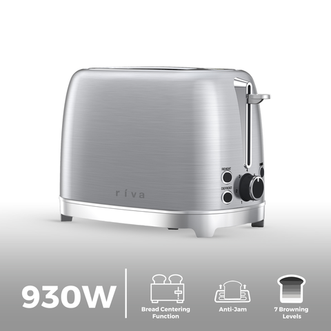 Stainless Steel 2-Slice Toaster - Brushed