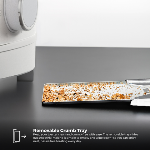 Stainless Steel 2-Slice Toaster - Matt White