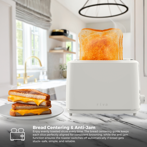Cool Touch Toaster 2-Slice - White