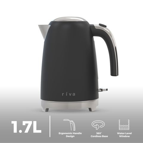 Stainless Steel Kettle 1.7L - Matt Black