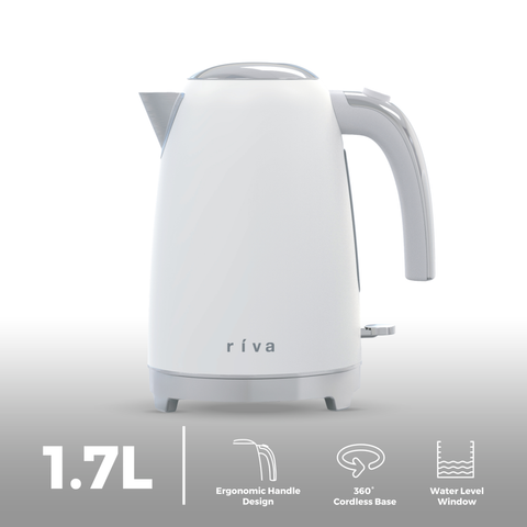 Stainless Steel Kettle 1.7L - Matt White