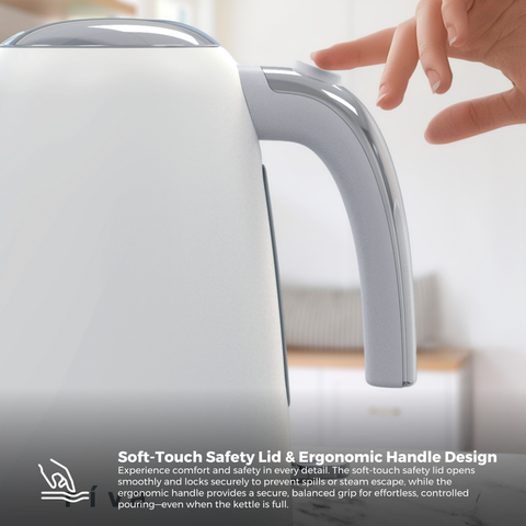 Stainless Steel Kettle 1.7L - Matt White