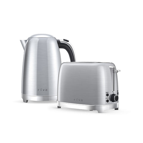 Stainless Steel Kettle & Toaster Bundle